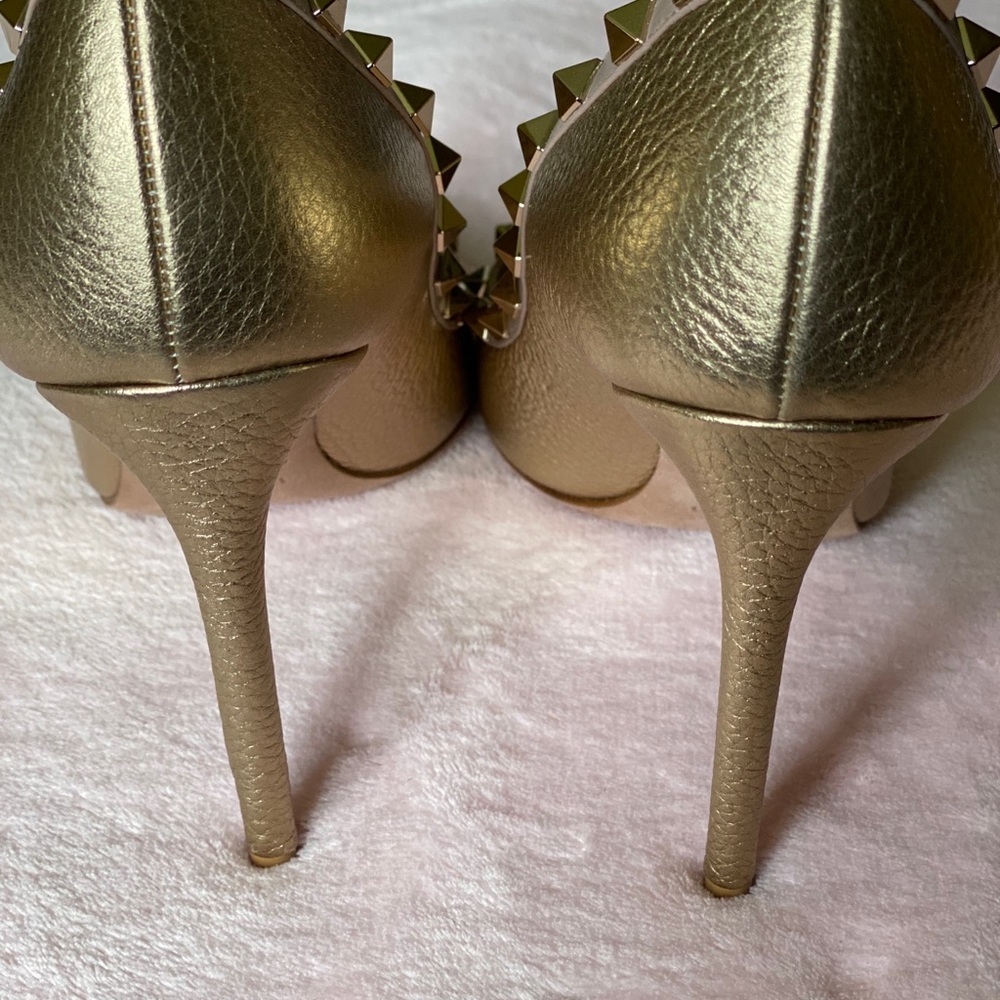 Valentino Rockstud Metallic Pumps - Picture 3 of 7